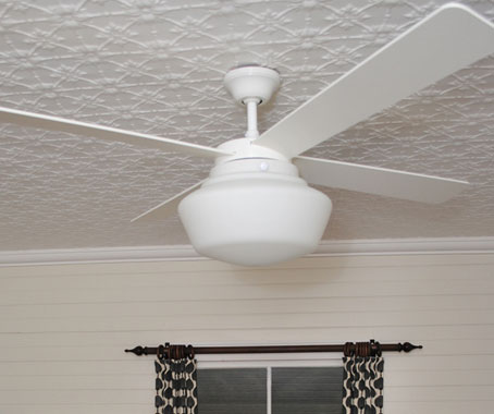 Schoolhouse Ceiling Fan From Spinifex, Schoolhouse Light Ceiling Fan