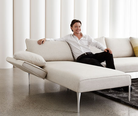 Charles Wilson and the Andrea sofa