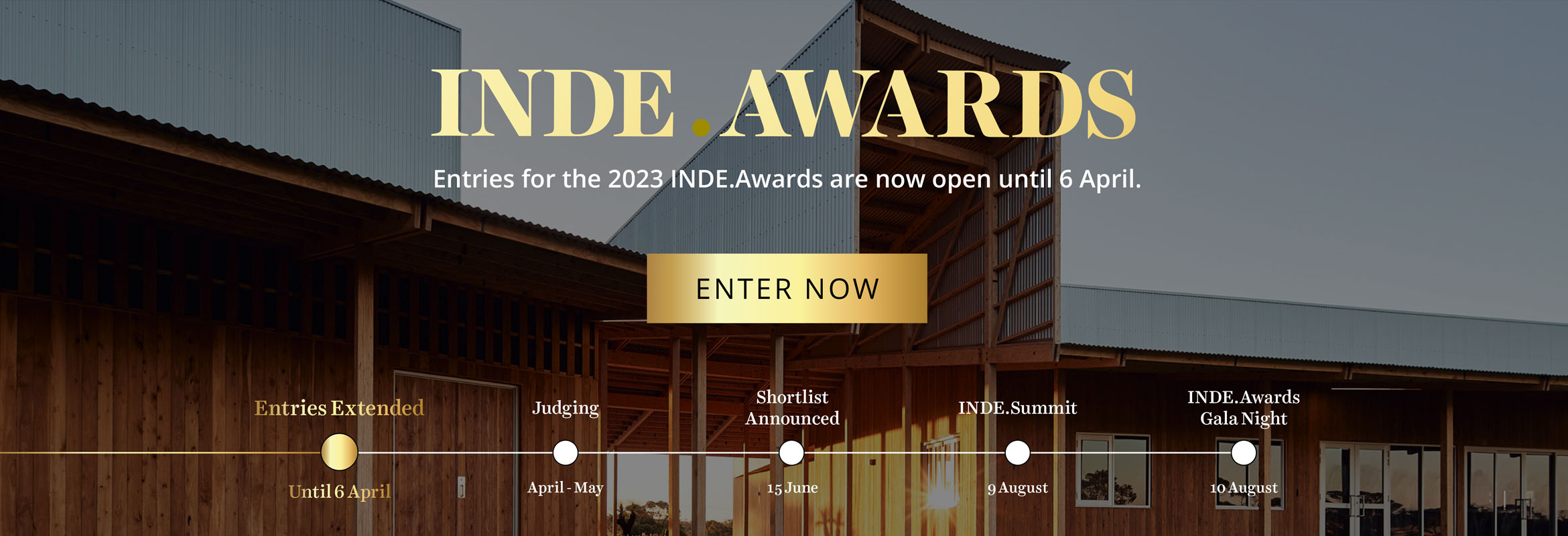 Entries for the 2023 INDE.Awards are now open.