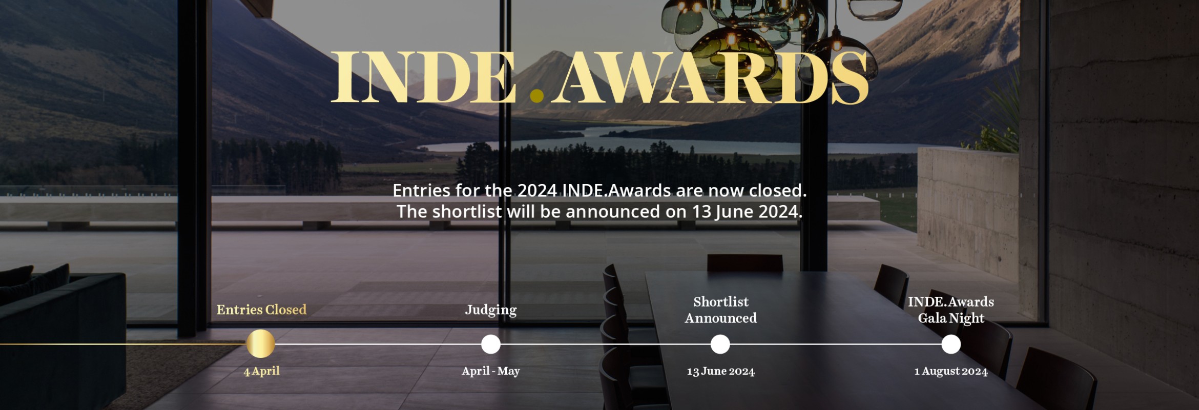 Entries for the 2024 INDE.Awards have now closed.