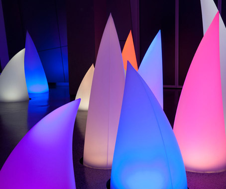 Light installation takes over ACTEWAGL’s foyer