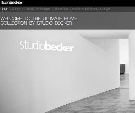 Studio Becker’s New Website