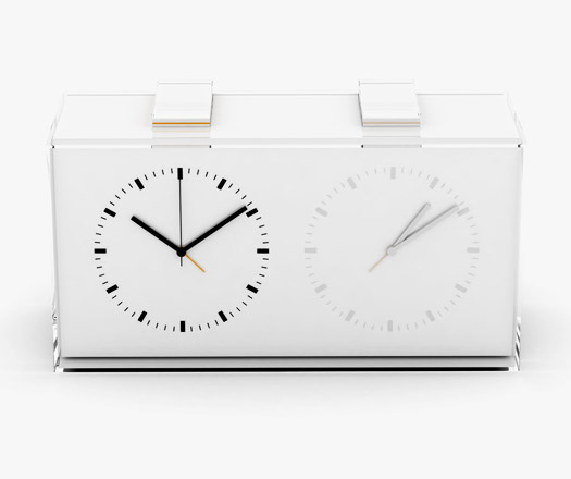 Home Away Dual-time Alarm Clock