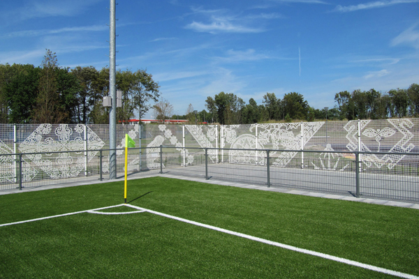 Lace Fence for Outdoor Sports Field