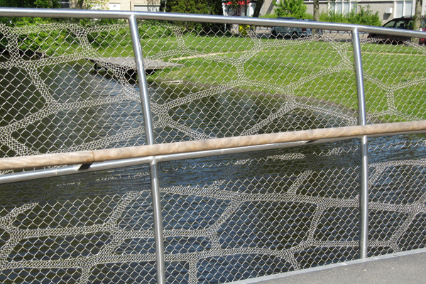 Lace Fence Bridge Close-up