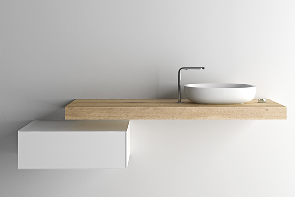 Boffi Milan Suspended top and Iceland washbasin