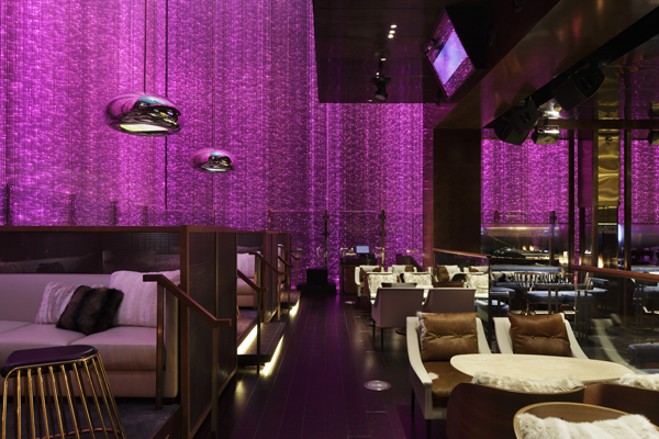Fei Ultralounge W Hotel Guangzhou AND Indesign Light Waterfall Lounge Area