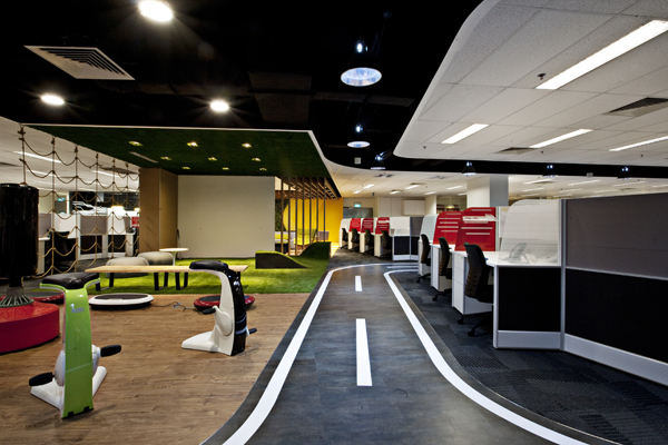 meetings interior design call centre ong and ong singtel