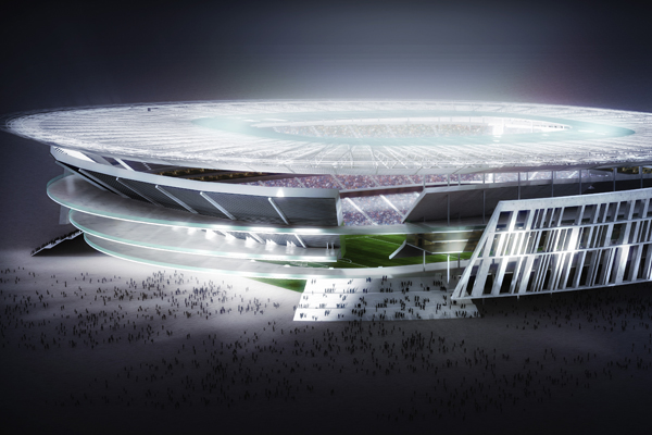 THINK FOOTBALL LOOKS GOOD ON YOUR LED TV? CHECK OUT ROME’S FUTURISTIC STADIUM!