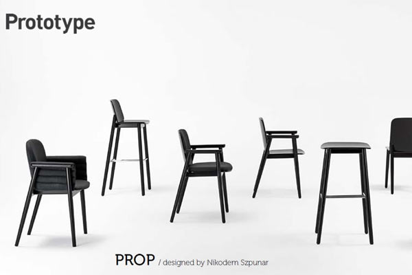 Timber ‘Prop’ Chair by Nikodem Szpunar