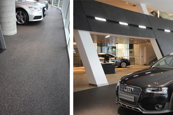 Why Audi Centre Chose Quartz Carpet & Vorwerk Tiles