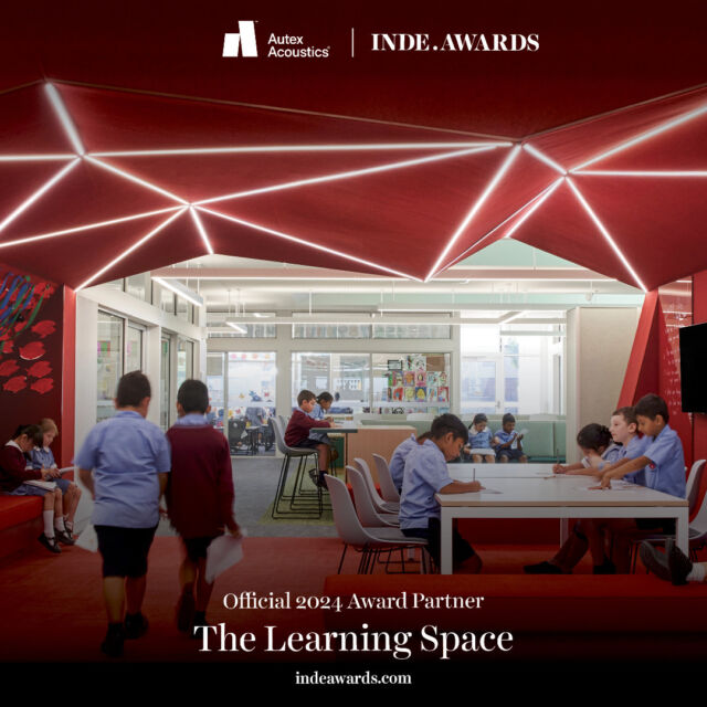 Exciting News! We're thrilled to announce that @autexacoustics is now on board as the Category Partner for the 2024 INDE.Awards in "The Learning Space" category! Dive into the world of innovative learning environments with Autex - their commitment to enhancing educational spaces aligns perfectly with the spirit of the INDE.Awards. 

Stay tuned for groundbreaking designs and inspiration as we celebrate the intersection of design and education! 

Entries are now open for the INDE.Awards. To find out more about entering your people, products or projects head to indeawards.com and start your entry before the 14 March 2024. 🚀 

Architect - #BaldassoCoretese
Photographer - #PeterClarkePhotography
#autexacoustics #AutexLearningSpace #INDEAwards2024 #DesignForEducation #InnovationInLearning
